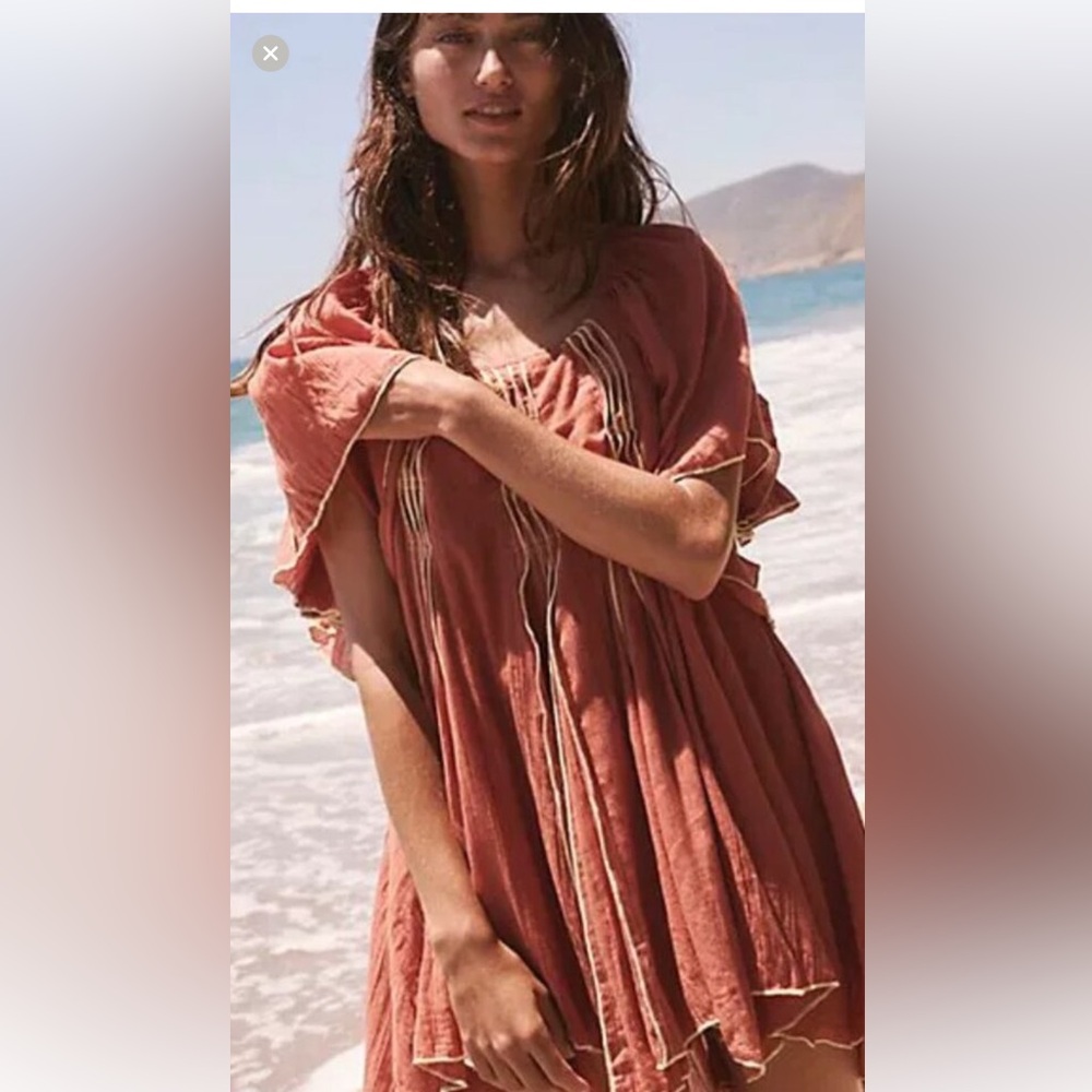 Free People Rust vacation dress NWT